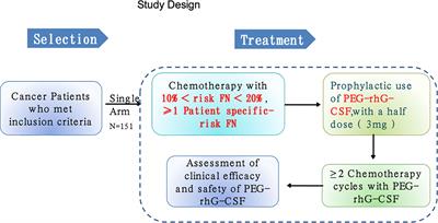 Efficacy and Safety for the Use of Half-Dosed Pegylated Granulocyte Colony-Stimulating Factors in Preventing Febrile Neutropenia During Chemotherapy in Patients With Malignant Tumors: A Multicenter, Open-Labeled, Single-Arm Phase 2 Trial